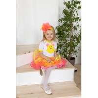 Дитячий карнавальний костюм Курчати для дівчинки