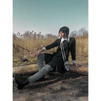 Карнавальний костюм для аніматорів Венсдей люрекс