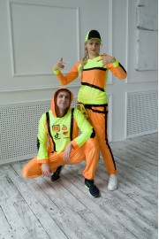 Костюм для аніматорів Блогер в штанах неоновий