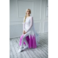 Карнавальний костюм для аніматорів Ельза Frozen 2 Біла