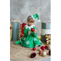 Костюм Ельфа для дівчинки зелений