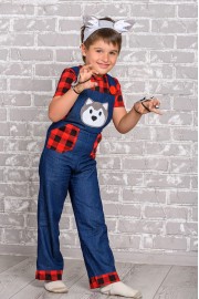 Дитячий карнавальний костюм Вовк для хлопця Дитячий карнавальний костюм Вовк для хлопця