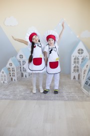 Костюм кухаря для дівчинки