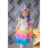 Карнавальний костюм для аніматорів Єдиноріжка