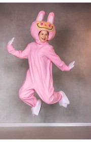 Костюм для аніматорів Лабубу рожева Костюм для аніматорів Лабубу рожева