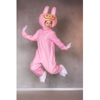 Костюм для аніматорів Лабубу рожева