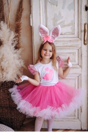 Дитячий карнавальний костюм Зайчика для дівчинки