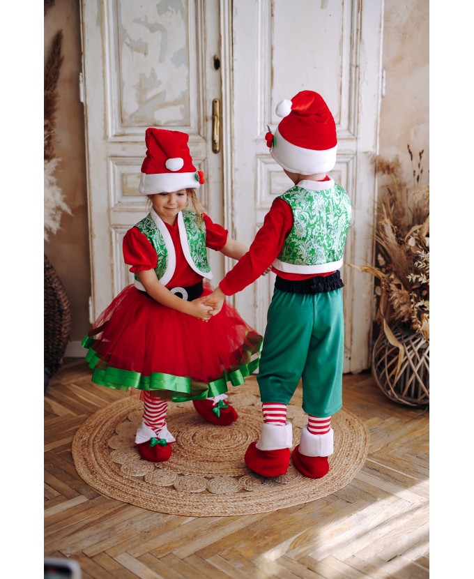 Костюм новорічного ельфа для хлопчика